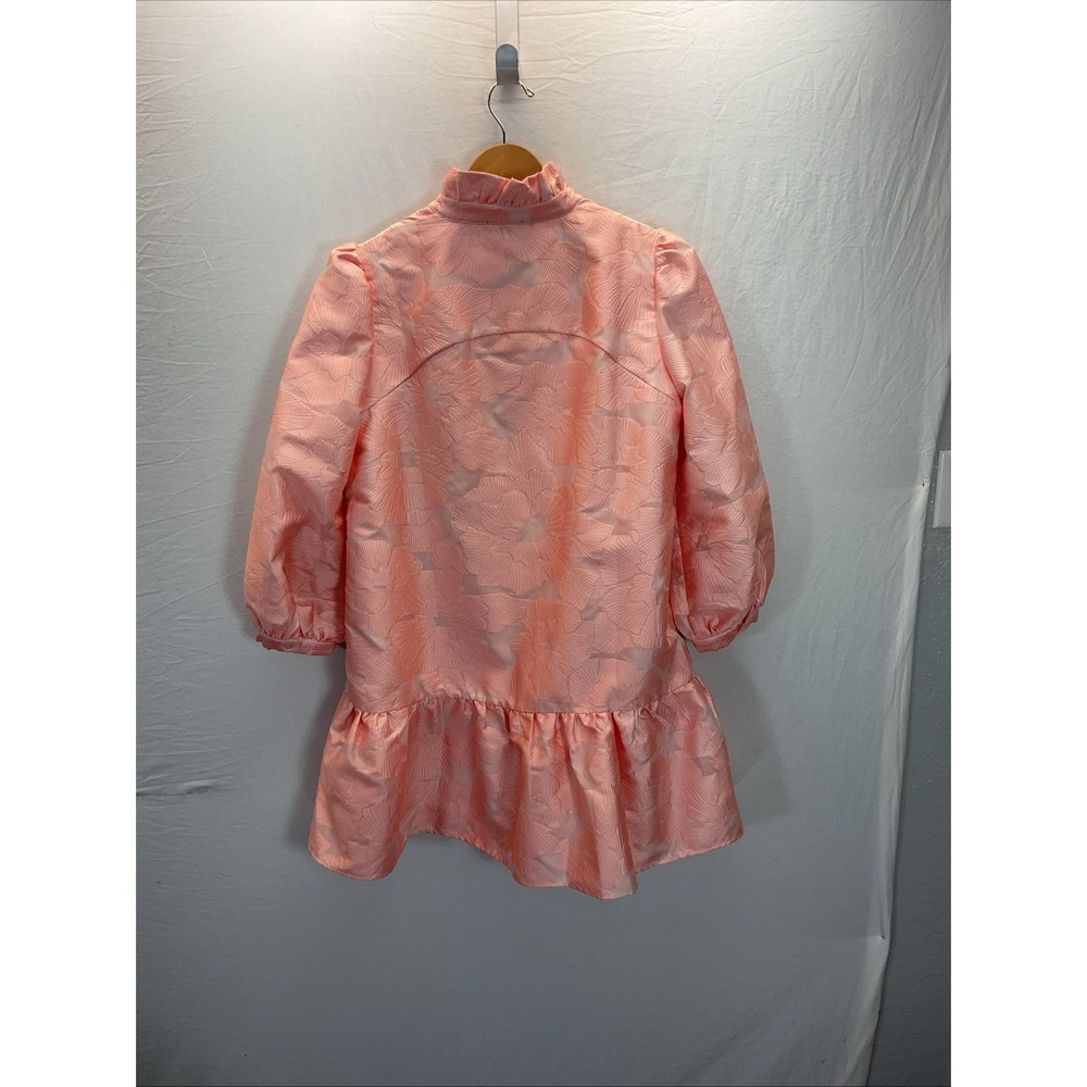 TUCKERNUCK Bellini Fil Coupe Pink Palmerston Mini Dress Sz L Spring Easter Party - Picture 5 of 13